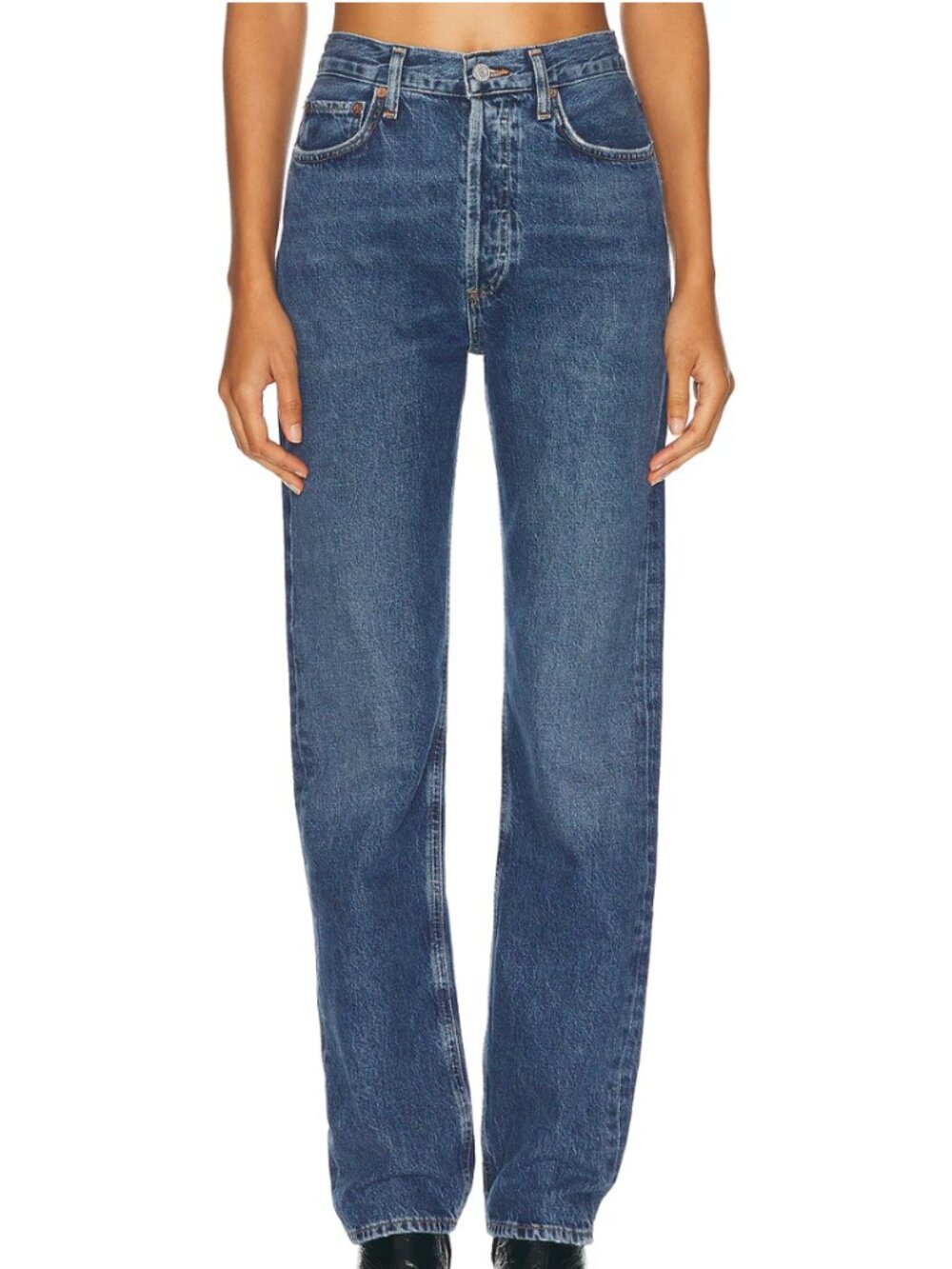 AGOLDE 90s Pinch Waist High Rise Straight Jeans